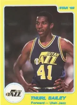 1985-86 Star #140 - Thurl Bailey - Utah Jazz