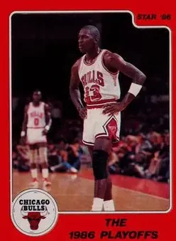1986 Star Michael Jordan #8 - Michael Jordan - Chicago Bulls
