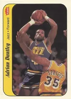 1986-87 Fleer - Stickers #3 - Adrian Dantley - Utah Jazz