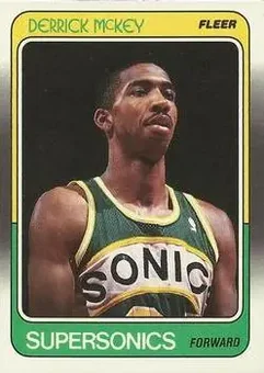 1988-89 Fleer #109 - Derrick McKey - Seattle SuperSonics