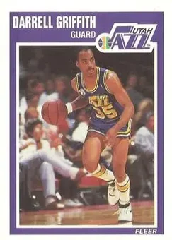 1989-90 Fleer #153 - Darrell Griffith - Utah Jazz