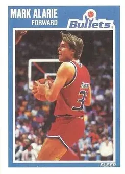 1989-90 Fleer #157 - Mark Alarie - Washington Bullets