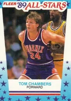 1989-90 Fleer #11 Stickers Tom Chambers