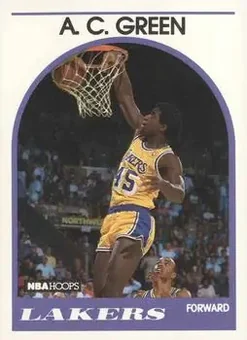 1989-90 Hoops #124 - A.C. Green - Los Angeles Lakers