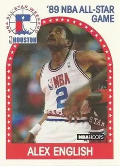 1989-90 Hoops #133 - Alex English - Denver Nuggets