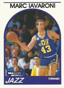 1989-90 Hoops #142 - Marc Iavaroni - Utah Jazz