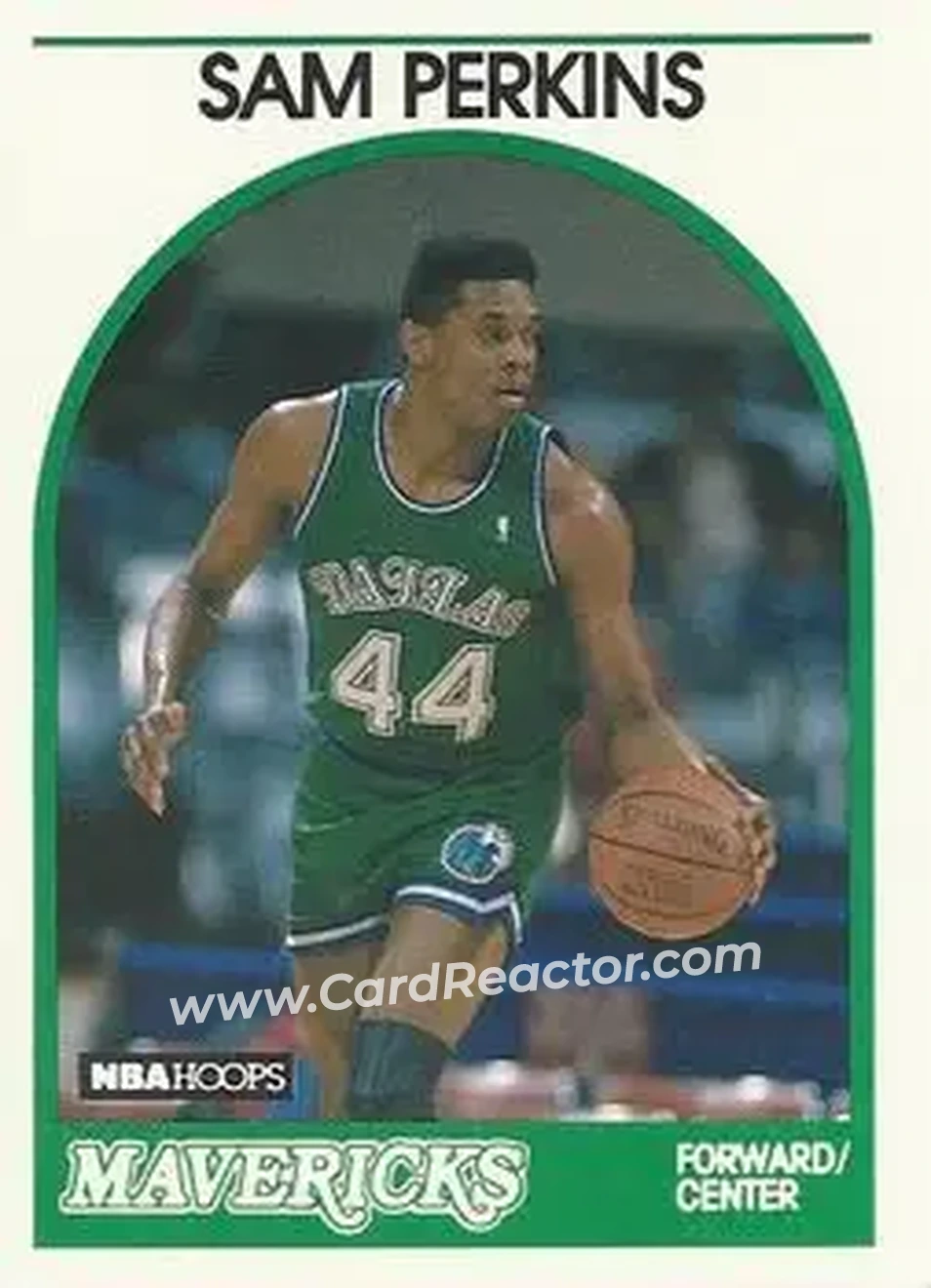 1989-90 Hoops #286 - Sam Perkins - Dallas Mavericks - Front