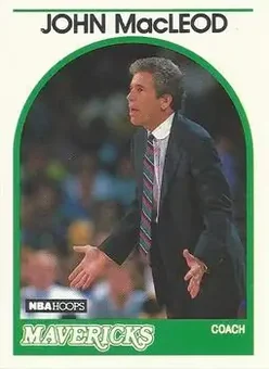 1989-90 Hoops #171 - John MacLeod - Dallas Mavericks