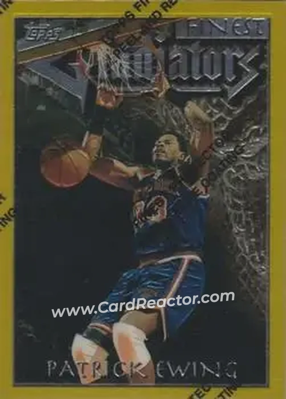 1996-97 Finest #136c - Patrick Ewing - New York Knicks - Front