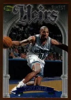 1996-97 Finest #170 - Tony Delk - Charlotte Hornets