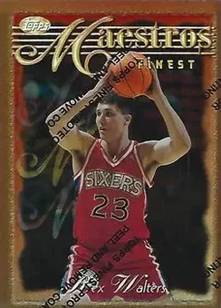 1996-97 Finest - Refractors #3 - Rex Walters - Philadelphia 76ers