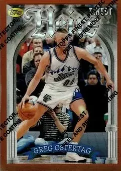 1996-97 Finest - Refractors #173 - Greg Ostertag - Utah Jazz