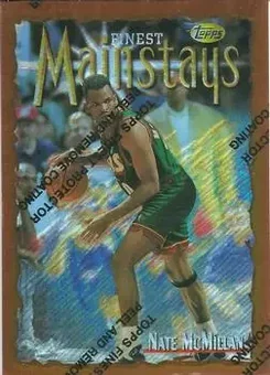 1996-97 Finest - Refractors #192 - Nate McMillan - Seattle SuperSonics