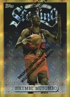1996-97 Finest - Refractors #274 - Dikembe Mutombo - Atlanta Hawks