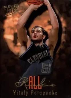 1996-97 Ultra - All-Rookie #11 - Vitaly Potapenko - Cleveland Cavaliers