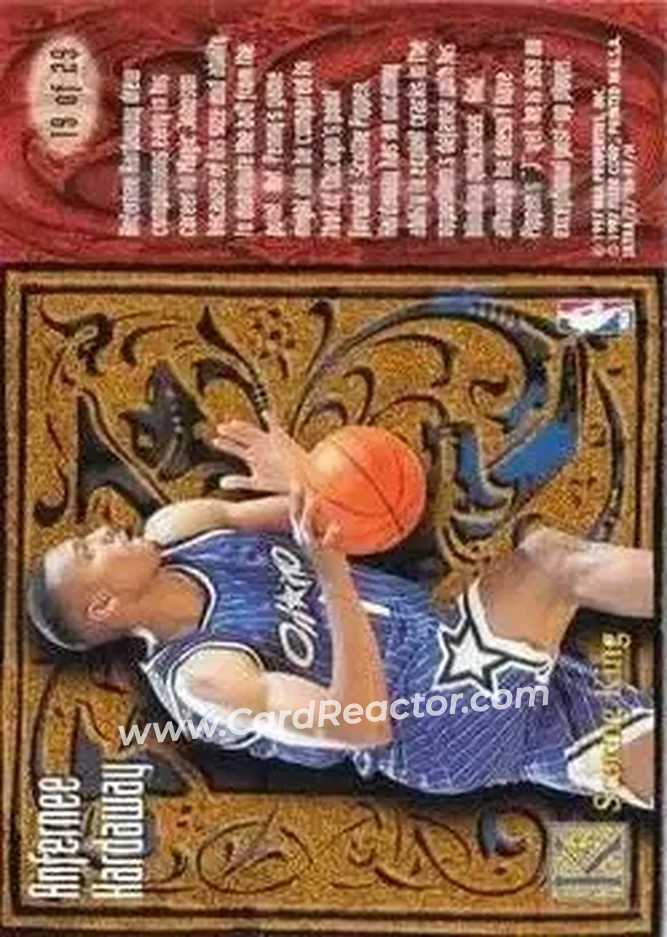 1996-97 Ultra - Scoring Kings #19 - Anfernee Hardaway - Orlando Magic - Back