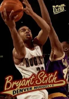 1996-97 Ultra - Gold Medallion #G-31 - Bryant Stith - Denver Nuggets