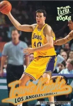 1996-97 Ultra - Gold Medallion #G-203 - Travis Knight - Los Angeles Lakers