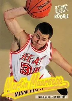 1996-97 Ultra - Gold Medallion #G-208 - Martin Muursepp - Miami Heat