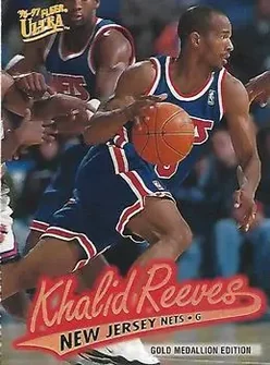 1996-97 Ultra - Gold Medallion #G-217 - Khalid Reeves - New Jersey Nets