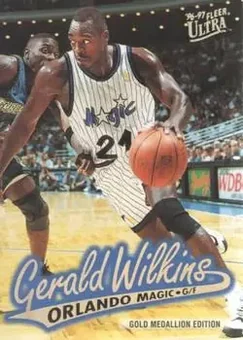 1996-97 Ultra - Gold Medallion #G-227 - Gerald Wilkins - Orlando Magic