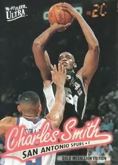 1996-97 Ultra - Gold Medallion #G-243 - Charles Smith - San Antonio Spurs