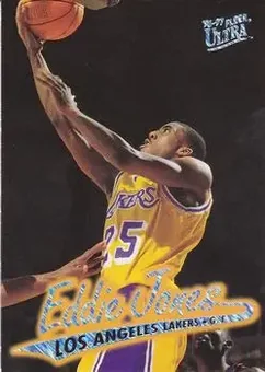 1996-97 Ultra - Platinum Medallion #P-54 - Eddie Jones - Los Angeles Lakers