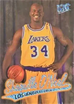 1996-97 Ultra - Platinum Medallion #P-55 - Shaquille O'Neal - Los Angeles Lakers