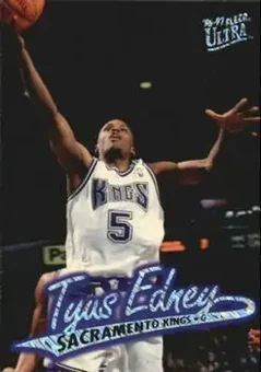 1996-97 Ultra - Platinum Medallion #P-93 - Tyus Edney - Sacramento Kings