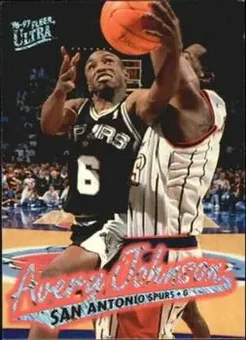 1996-97 Ultra - Platinum Medallion #P-100 - Avery Johnson - San Antonio Spurs
