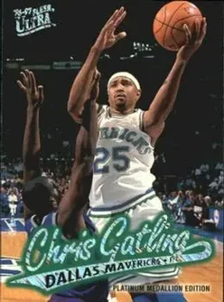 1996-97 Ultra - Platinum Medallion #P-169 - Chris Gatling - Dallas Mavericks