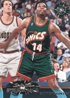 1995-96 Stadium Club #194 - Sam Perkins - Seattle SuperSonics