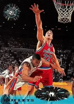 1995-96 Stadium Club #261 - Jim McIlvaine - Washington Bullets