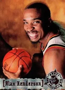1995-96 Stadium Club #324 - Alan Henderson - Atlanta Hawks