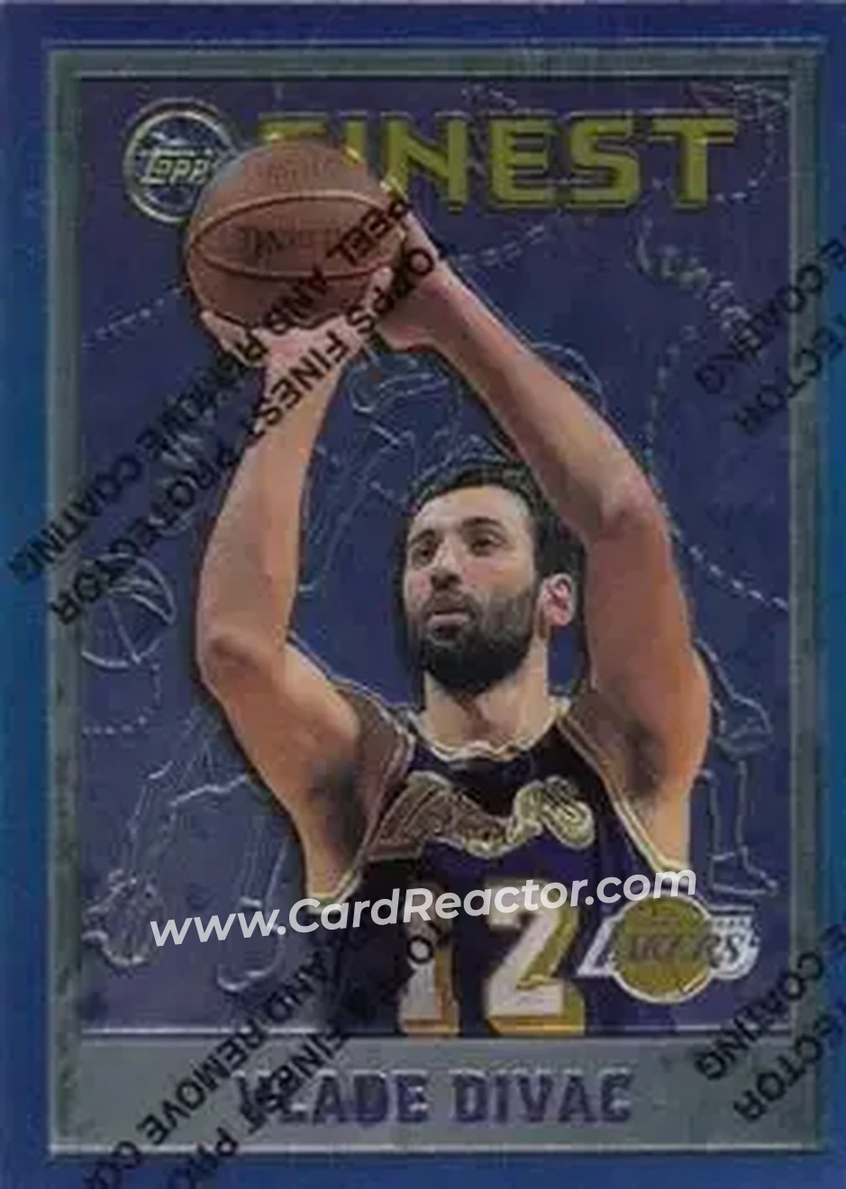 1995-96 Finest #219 - Vlade Divac - Los Angeles Lakers