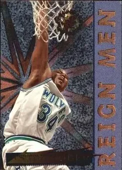 1995-96 Stadium Club - Reign Men #RM5 - Isaiah Rider - Minnesota Timberwolves