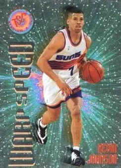 1995-96 Stadium Club - Warp Speed #WS2 - Kevin Johnson - Phoenix Suns