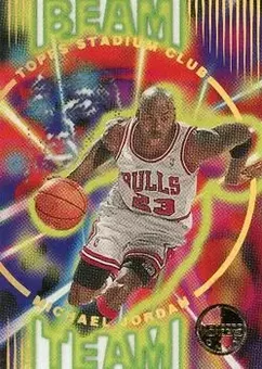 1995-96 Stadium Club #B14 Beam Team Members Only Michael Jordan