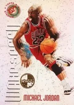 1995-96 Stadium Club #WS1 Warp Speed Members Only Michael Jordan
