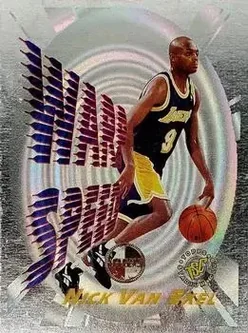 1995-96 Stadium Club - Warp Speed Members Only #WS10 - Nick Van Exel - Los Angeles Lakers