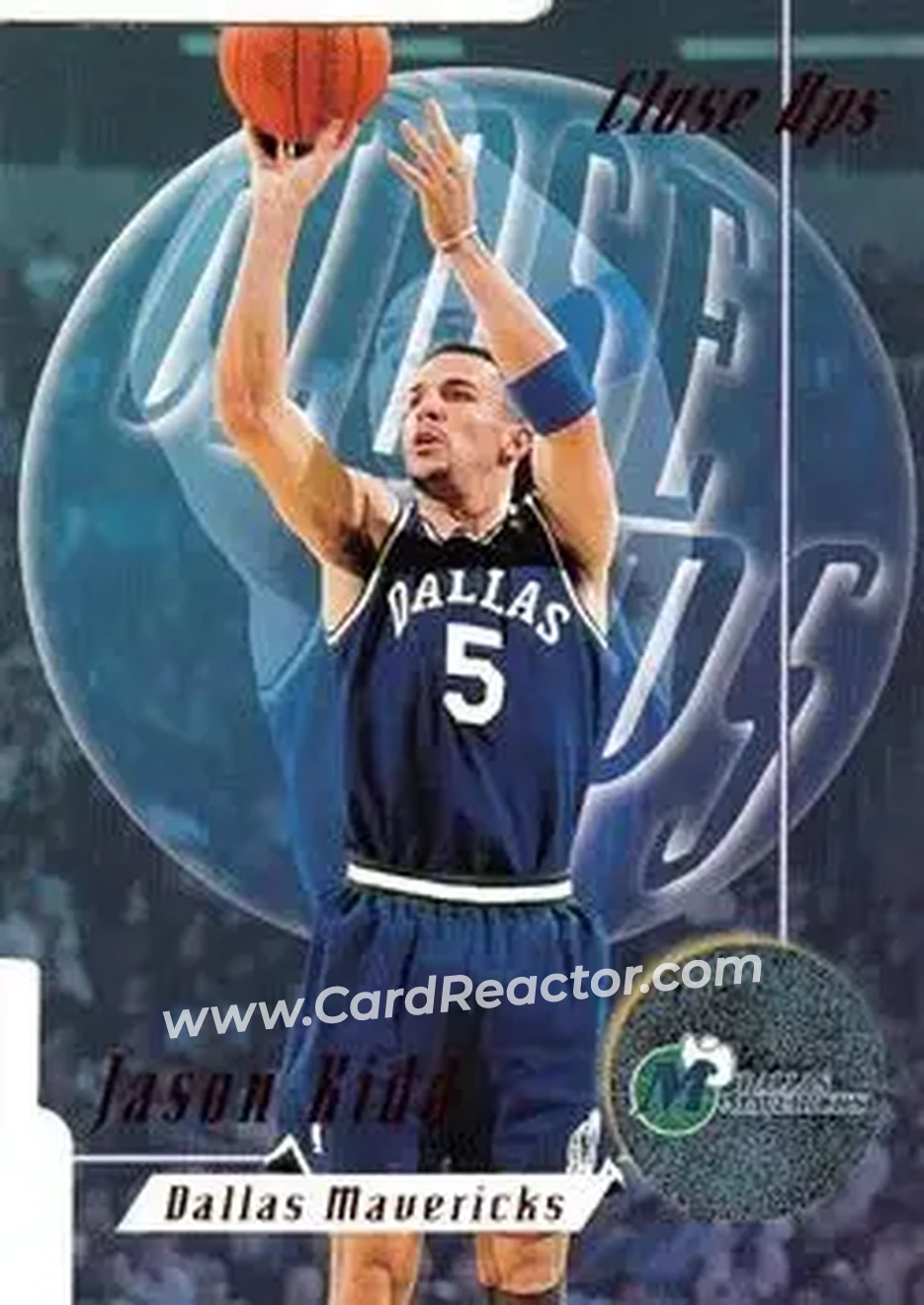 1996-97 SkyBox Premium - Close-Ups #CU4 - Jason Kidd - Dallas Mavericks - Front