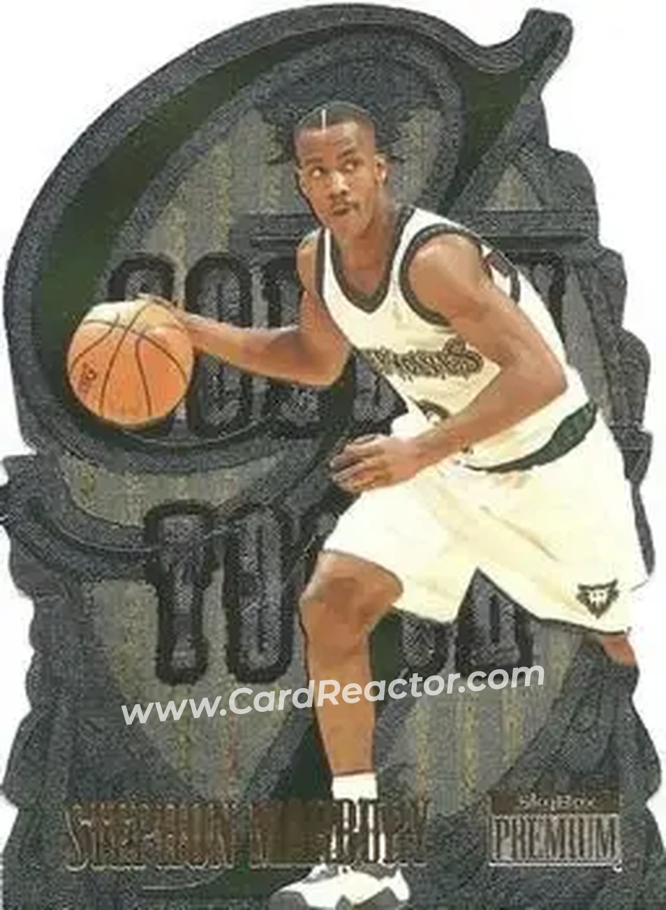 1996-97 SkyBox Premium - Golden Touch #8 - Stephon Marbury - Minnesota Timberwolves - Front