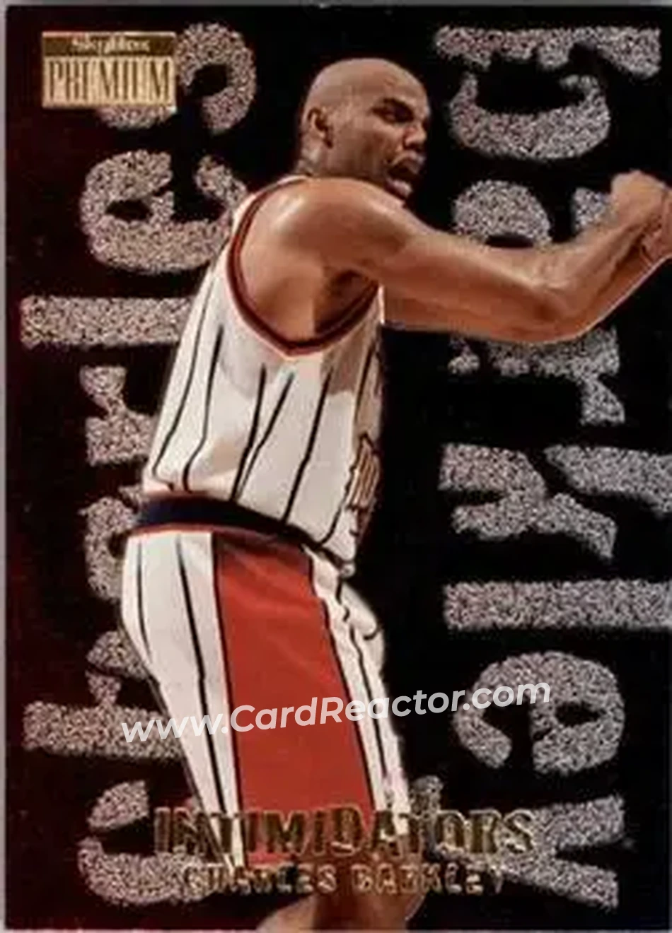 1996-97 SkyBox Premium - Intimidators #2 - Charles Barkley - Houston Rockets - Front
