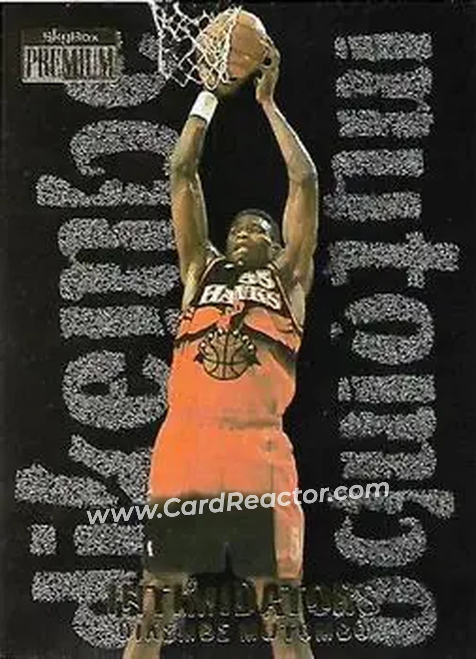 1996-97 SkyBox Premium - Intimidators #14 - Dikembe Mutombo - Atlanta Hawks - Front