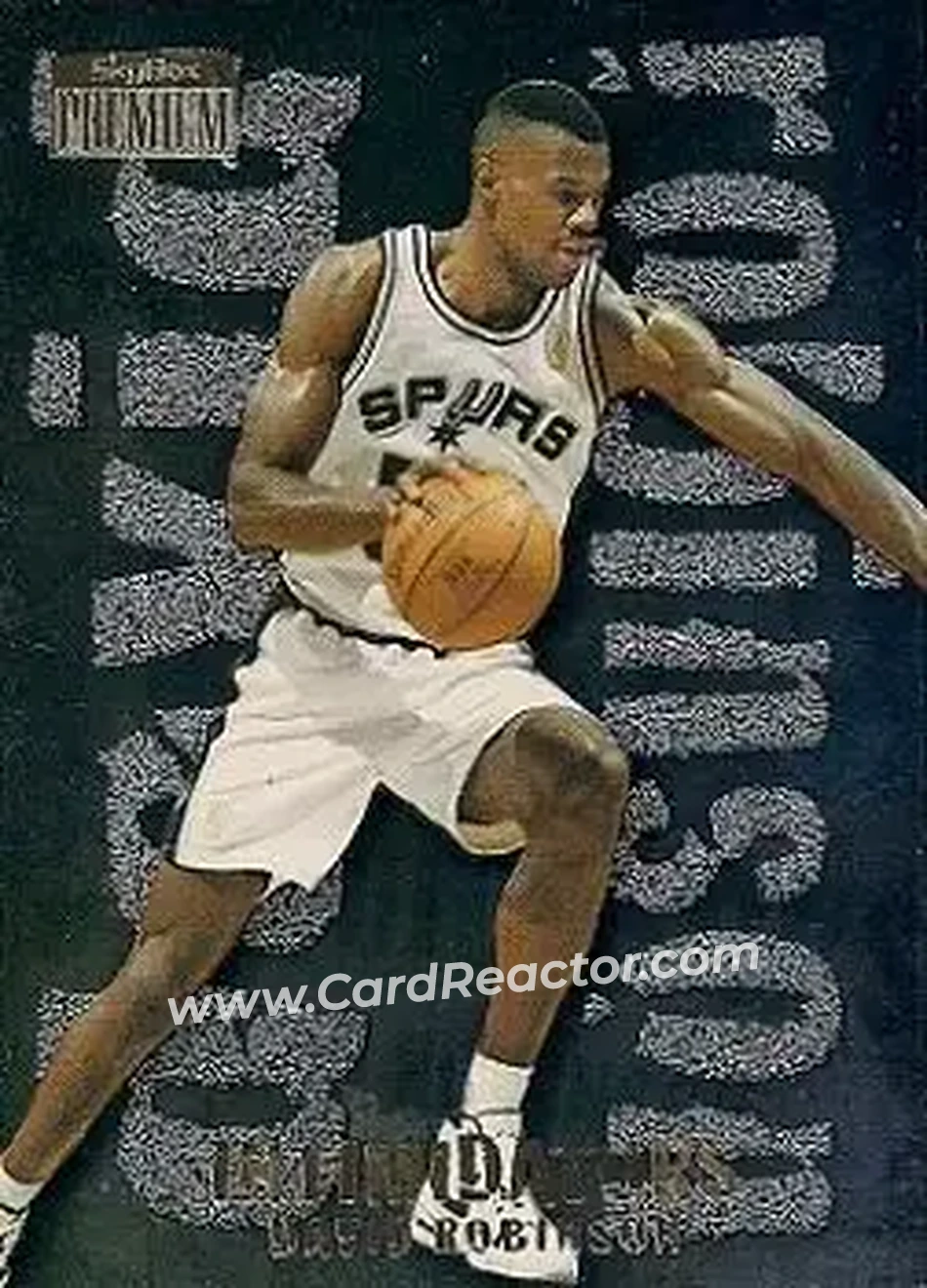 1996-97 SkyBox Premium - Intimidators #18 - David Robinson - San Antonio Spurs - Front