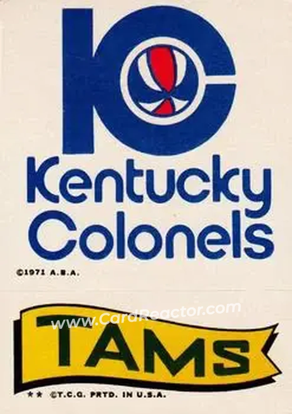 1973-74 Topps - Team Stickers #NNO - Card #NNO - Front 1973-74 Topps - Team Stickers #NNO - Card #NNO - Front