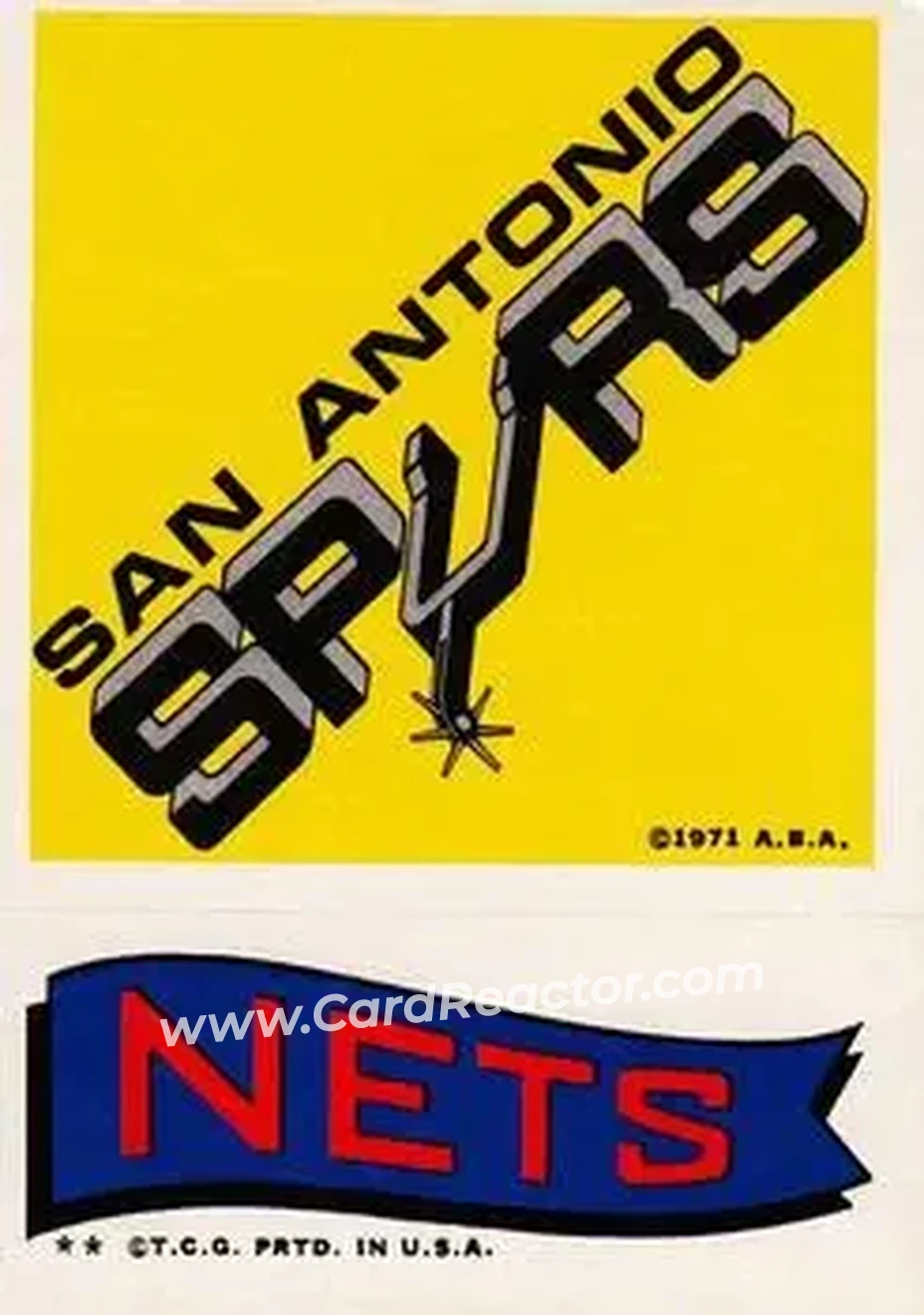 1973-74 Topps - Team Stickers #NNO - Card #NNO - Front 1973-74 Topps - Team Stickers #NNO - Card #NNO - Front