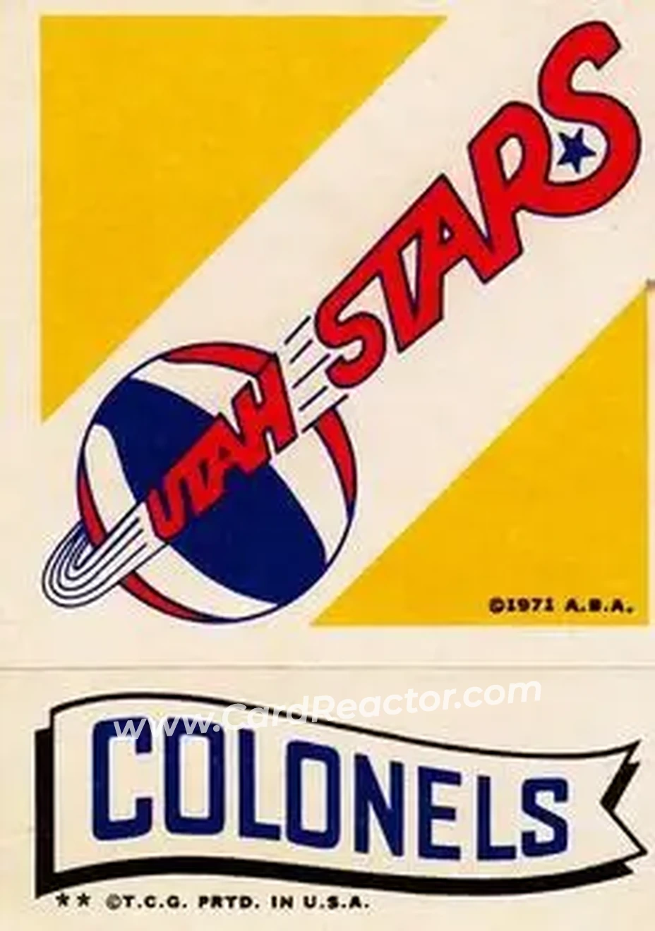 1973-74 Topps - Team Stickers #NNO - Card #NNO - Front 1973-74 Topps - Team Stickers #NNO - Card #NNO - Front