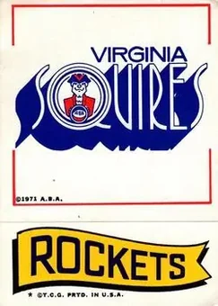 1973-74 Topps #NNO Team Stickers Card #NNO