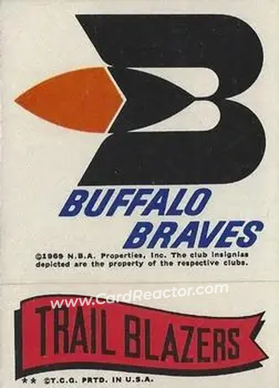 1973-74 Topps - Team Stickers #NNO - Card #NNO - Front